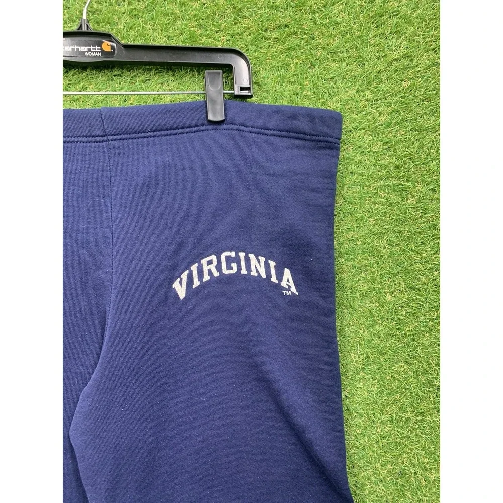 Virginia Cavaliers Sweatpants Mens Medium Russell Athletic Joggers 90s Blue